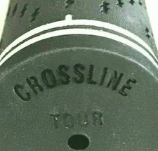 4 NEW Lamkin CROSSLINE TOUR golf grips with 3GEN, .580 core, WHITE LOGO