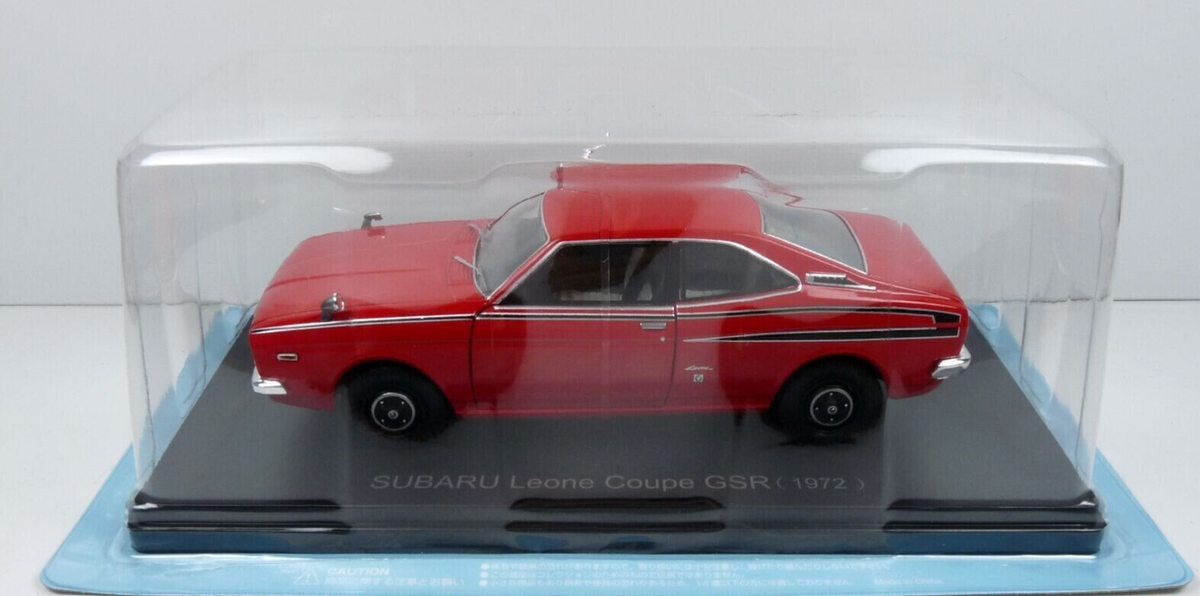 SUBARU Leone Coupe GSR 1972 1:24 New & Box Diecast model