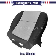 Driver Bottom Cloth Seat Cover Gray For 07-14 Chevy Silverado Gmc Sierra 1500