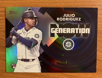 2022 Topps Update Julio Rodriguez Generation Now Rookie Card RC 