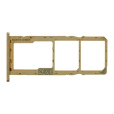 SIM Micro SD Card Tray Dual for Motorola Moto G7 Play Gold Replacement Parts