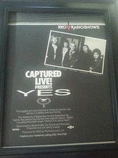 Yes Rare 90125 RKO RADIO Promo Poster Ad Framed! Printed Once! Alan White