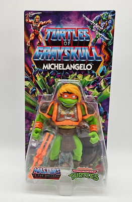 MOTU x TMNT: Turtles of Grayskull Actionfigur Michealangelo Masters