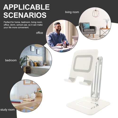 Travel Rotation Foldable Metal Office Tablet Holder Mobile Phone Bracket - 第 8/12 張圖片