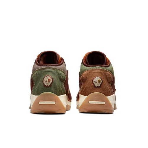 Mens Nike Jordan Zion 2 Voodoo Trainers DV3462 212 Brown/Green Size UK 8.5 EU 43 - Picture 13 of 14