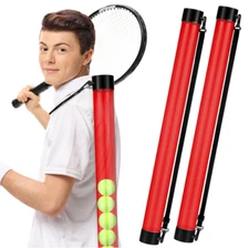 2 Pcs Tennis Ball Pick up Tube with Shoulder Strap Lightweight Ball Collector...