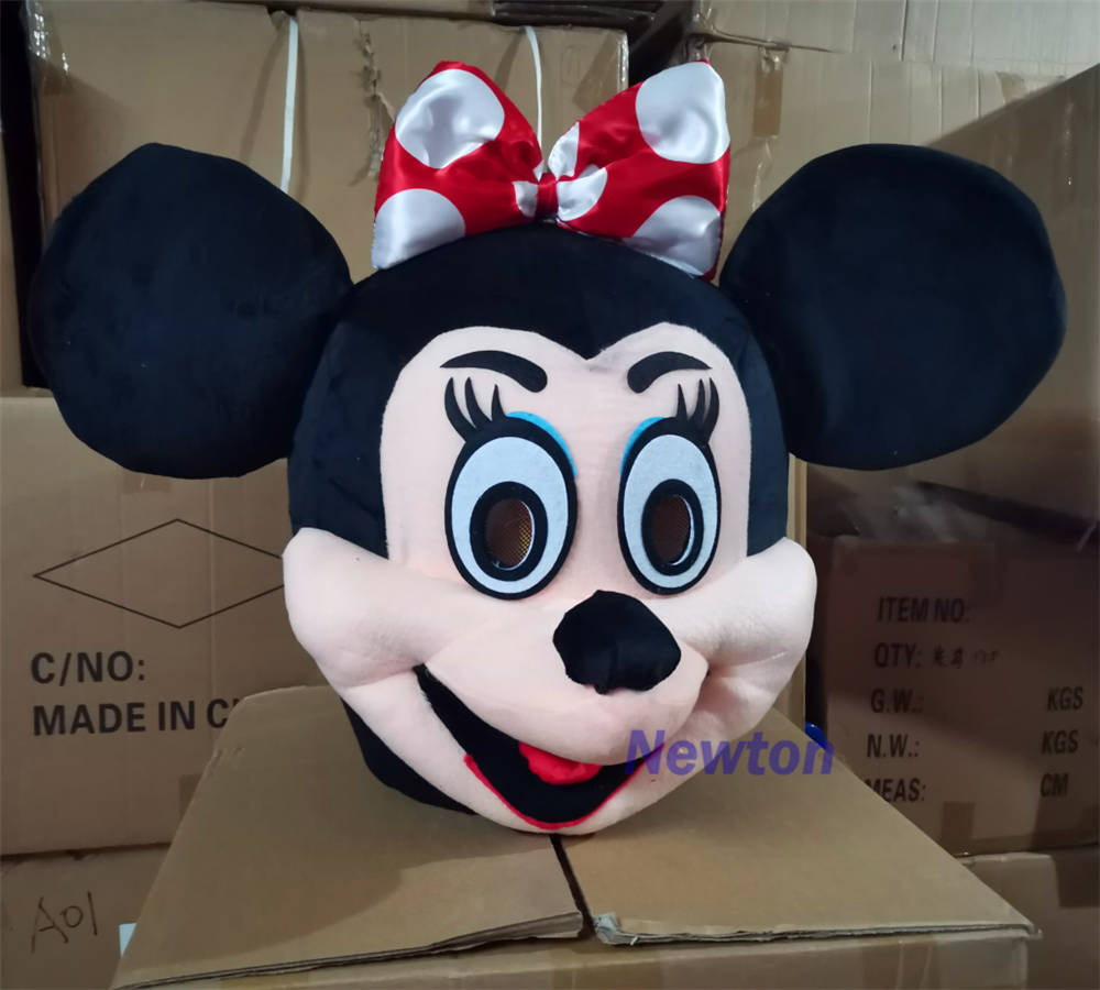MICKEY MOUSE AND MINNIE MOUSE Mascot Costume Suit Party Fancy Dress ...
