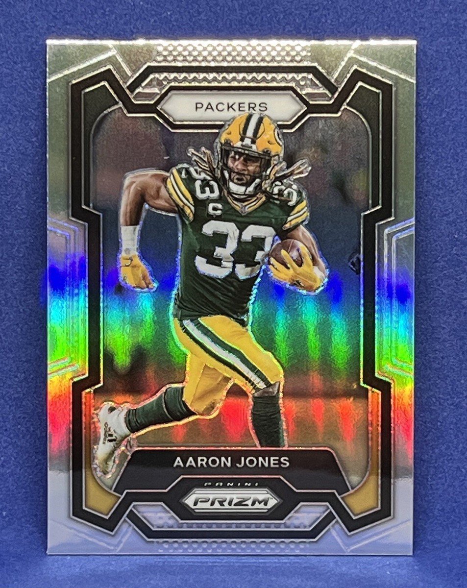 2023 Panini Prizm Aaron Jones Silver Prizm #105 Green Bay