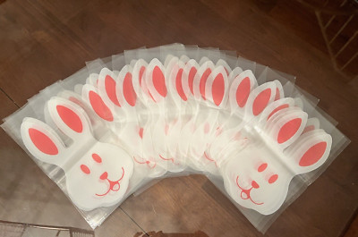 Vintage Easter Bunny Treat Bags With Free Stickers