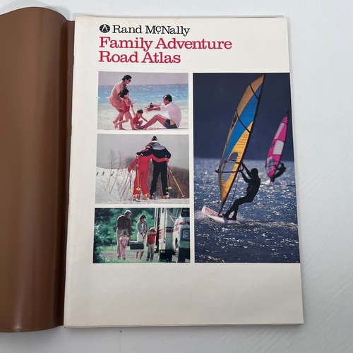 Rand McNally 1987 Family Adventure Road Atlas United States Canada Mexico 15x11 - 第 1/15 張圖片