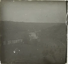 FRANCE Valley Landscape Photo Stereo 1913 Vintage Glass Plate §g