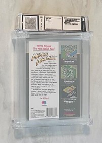 Marble Madness Nintendo Black Round Seal First Print 9.8 A WATA VGAx Top of Pop 