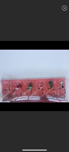 BRAND NEW MINGLE AND JINGLE CHRISTMAS WINE CHARMS SET OF 6