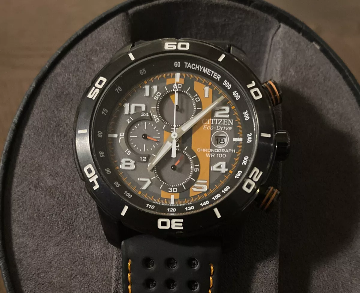 Citizen eco drive shop chronograph wr100 tachymeter