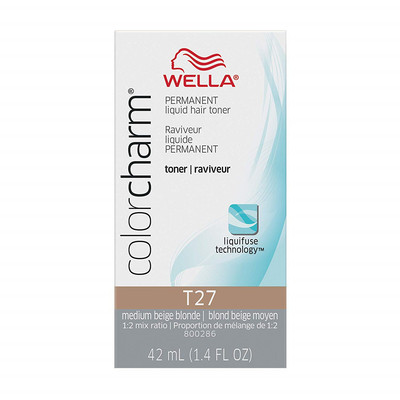 Wella Color Charm Permanent Liquid Hair Toner T27 Medium Beige