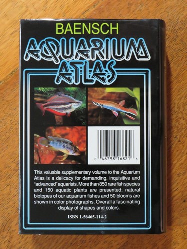 Aquarium Atlas: v. 2 by Hans A. Baensch, Ruediger Riehl (Hardback, 1993) - Foto 2 di 6