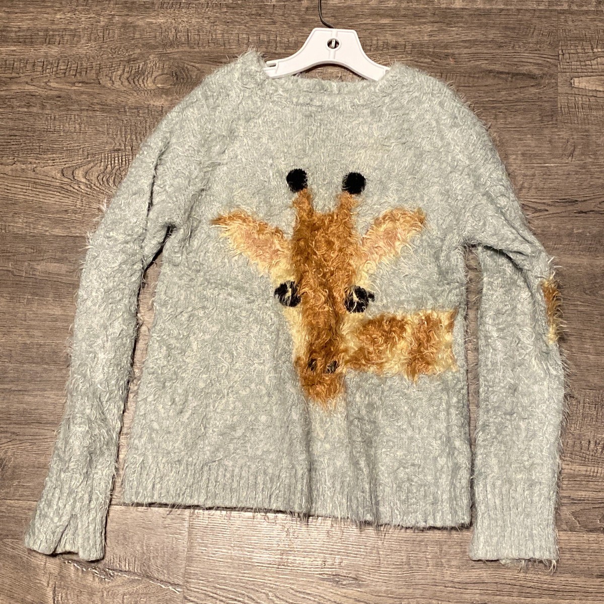 Zara Girls Knitwear Soft Fluffy Sweater Size 11/12 Mint Green