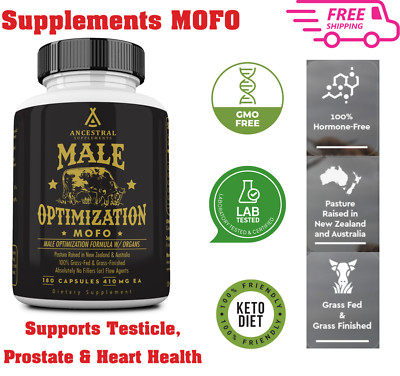 Ancestral Supplements Male Optimization Formula W/ Organs (Mofo), 180 Capsules