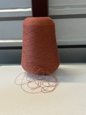 Spool Cone Peru SOFT 2/28 LACE Pure BABY Alpaca Yarn 1lb 2oz 528gr 0029 Bronze D