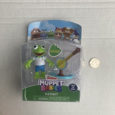 2019 Muppets Babies Kermit The Frog Action Figure Set With Banjo Accessory