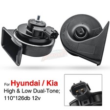 2pcs Loud High Low Tone Snail Horn For Hyundai Santa Fe Accent Sonata 2020 -