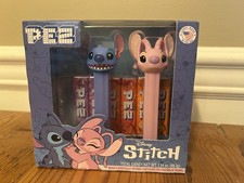 Disney Stitch And Angel Boxed Gift Set of 2 Pez Dispensers with Candy Lilo NEW