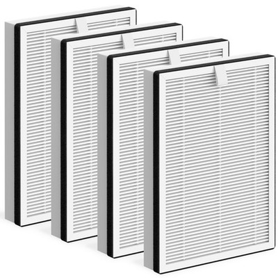 FCFMY 4 Pcs/ 2 Sets HEPA/Carbon Replacement Filter for As the Description 
