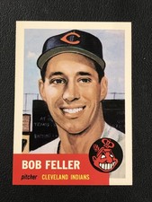 1991 Topps Archives 1953 #54 Bob Feller Cleveland Indians