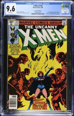 X-MEN #134 Jean becomes DARK PHOENIX 1980 Hellfire Club BYRNE Newsstand CGC 9.6