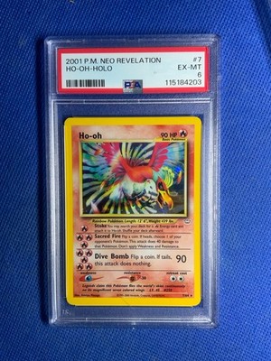 2001 P.M. HO-OH 07/64 Neo Revelation Holo PSA 6 | eBay