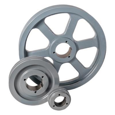 2B42P1 V-Belt Sheave, A, B Belt Belt, 2 Groove, 4.55 in OD