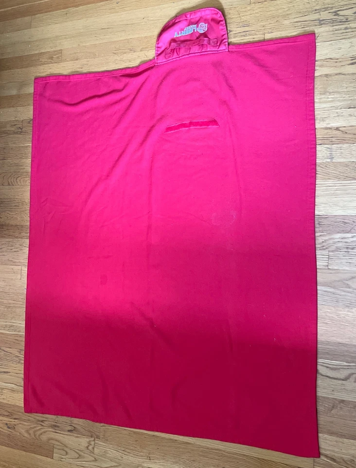 Liberty University rojo brillante LU HOCKEY 54”x45” manta polar llamas Foto 2 de 4