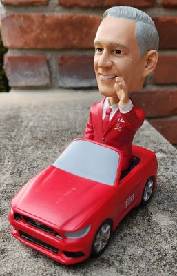 Jack Buck Mystery HOF Opening Day Car Parade Bobblehead SGA St Louis Cardinals