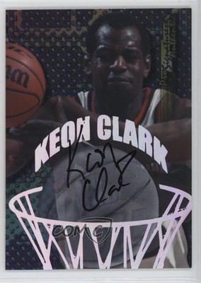 1998 Impulse Pro Signatures Authentic Keon Clark (Black Ink) Rookie Auto RC 0o9s