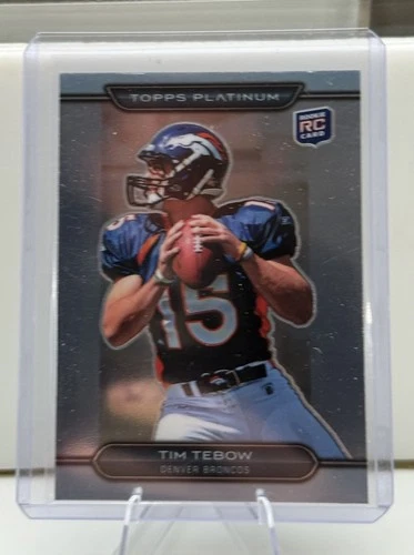 2010 Topps Platinum  Tim Tebow #79 Rookie Broncos RC
