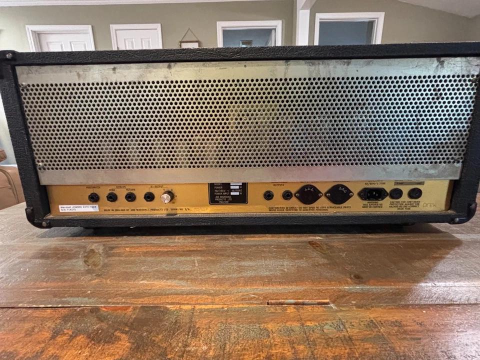 Canale interruttore piombo 100 watt JCM 800 2210 1985 - Immagine 2 di 2