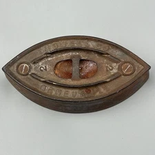 Antique Sad Iron The Howell Co Cast Iron Vintage