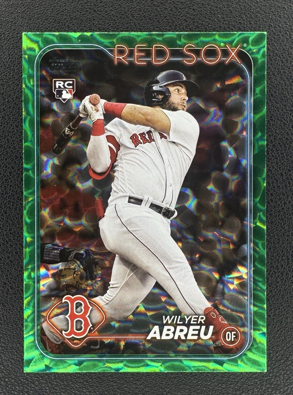 2024 Topps Series 2 - Wilyer Abreu #672 Green Foil /499 (RC)