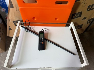 Testo 425 Anemometer Teleskopsonde Hitzedraht Luftmengenmessgerät Thermo