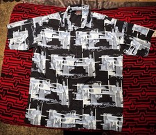 Vintage Platinum FUBU Shirt Men's XL Y2K Hip Hop  Button Up RARE