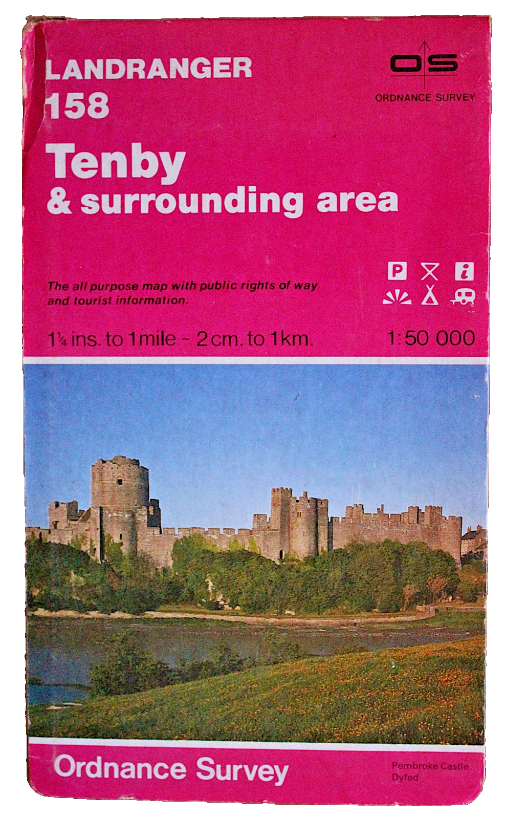 Ordnance Survey Landranger 158 Tenby & surrounding area 2nd