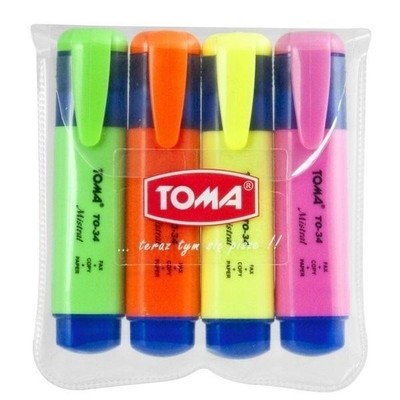 Mistral-Highlighter-Mix 4 Farben TOMA