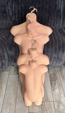 4 x Mannequin Torso Clothes Shop Display Hanging Women Plus Size Child Baby S M