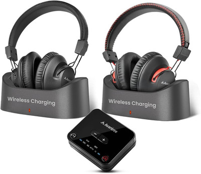 HT41899 plus 2 - Dual Bluetooth Wireless Headphones for TV Watching with Transmi