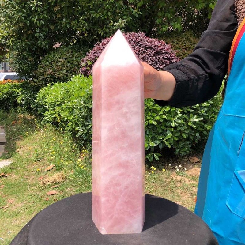9.74LBNatural beautiful Powder Crystal Column Wand Obelisk Mineral Healing 5056