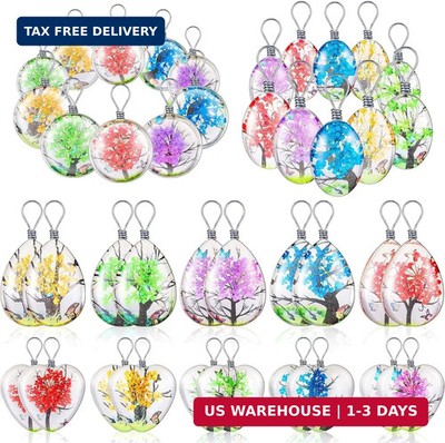 20 Pieces Pendants Charms for Necklace Jewelry Making 4 Styles Large Small Mixed