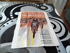 Original One Sheet Poster 30'"X40" for the 1969 Biker movie The Wild Angels AIP