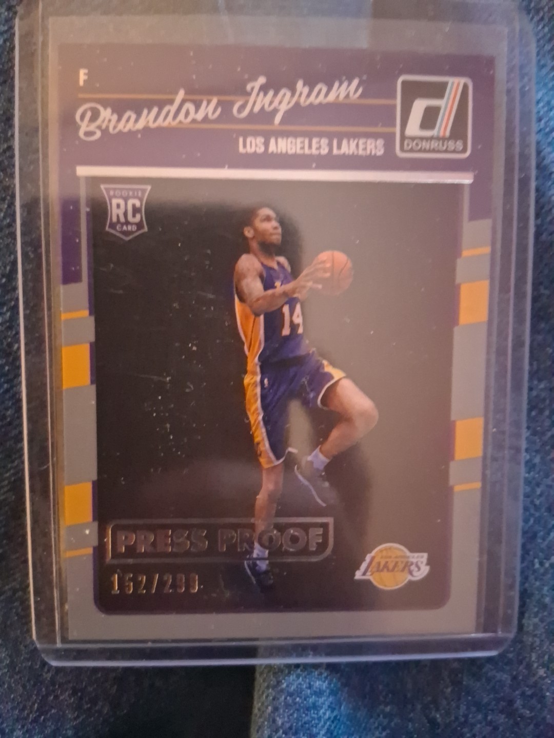 2016-17 Panini Donruss Brandon Ingram Press Proof Silver /299 Rated Rookie #152