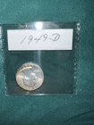 1949-D Washington 25C Silver Quarter / UNC