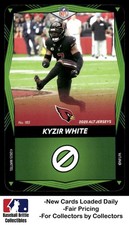 2025 UNO Elite Alt Jerseys Edition - Green #185 Kyzir White Arizona Cardinals